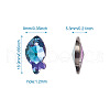K9 Glass Rhinestone Pendants X-GLAA-TA001-004-9