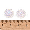 UV Plating Acrylic Cabochons OACR-H121-01E-3