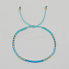 Glass Seed Braided Beaded Bracelets XC9959-14-1