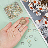 SOFPLATE 80Pcs 2 Color 304 Stainless Steel Leverback Earring Findings STAS-SP0001-17-3