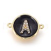 Golden Plated Brass Links KK-F809-12G-A01-1