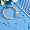   120Pcs 4 Colors 304 Stainless Steel Beads STAS-PH0005-74-5