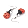 Synthetic Turquoise Dangle Earrings EJEW-JE05794-4