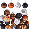 SUNNYCLUE 24Pcs 4 Colors Foam Scale Ball with Cord Pendant Decorations DIY-SC0026-74-1