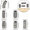 6 Pcs 304 Stainless Steel Beads STAS-NB0001-08AS-2