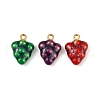 304 Stainless Steel Enamel Charms STAS-Z140-16G-1