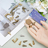 SUNNYCLUE 90Pcs 3 Colors Tibetan Style Alloy Bead Cone FIND-SC0007-95-3
