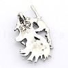Retro Grim Reaper 304 Stainless Steel Gothic Pendants STAS-F006-008-2