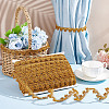 Metallic Braided Lace Trim OCOR-WH0086-92-4