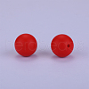 Round Silicone Focal Beads SI-JX0046A-52-2
