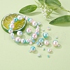 497Pcs 5 Style Rainbow ABS Plastic Imitation Pearl Beads OACR-YW0001-09B-10