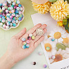 SUNNYCLUE 160Pcs 8 Colors Imitation Pearl Acrylic Beads OACR-SC0001-15-3