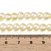 Baking Painted Transparent Glass Beads Strands DGLA-N011-6mm-02-4
