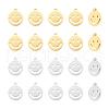 Unicraftale 20Pcs 2 Colors 304 Stainless Steel Pendants STAS-UN0053-70B-1