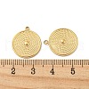 304 Stainless Steel Pendants STAS-L022-187G-3