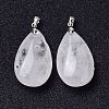 Natural Quartz Crystal Pendants G-D084-01P-B17-3