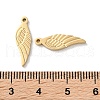 304 Stainless Steel Pendants STAS-L022-387G-3