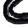Natural Black Onyx(Dyed & Heated) Beads Strands G-T139-8x8-35B-3