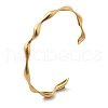 304 Stainless Steel Cuff Bangles for Women BJEW-B108-14G-4