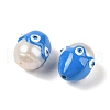 Natural Cultured Freshwater Pearl Enamel Beads PEAR-G014-05A-2