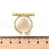 Brass Cuff Rings for Women RJEW-F183-02B-G-5