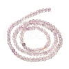 Faceted Natural Amethyst Beads Strands G-RM241221-B42-5
