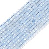 Natural Aquamarine Beads Strands X-G-N342-31-1