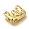 Brass with Cubic Zirconia Pendant KK-Q818-03E-G-2