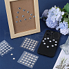 Gorgecraft 10 Sheets Transparent Acrylic Rhinestone Sticker DIY-GF0009-14B-4