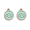 Alloy Enamel Pendants ENAM-S124-01A-15D-1