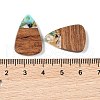 Resin & Wood Pendants WOOD-S061-02A-3