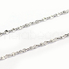 Tarnish Resistant 304 Stainless Steel Chains CHS-L001-170-0.4mm-1