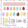 SUNNYCLUE 84Pcs 14 Styles Opaque Resin Imitation Food Cabochons RESI-SC0002-76-2