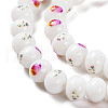 Printing Glass Beads for Necklaces Bracelets Making GLAA-B020-03A-05-4