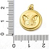 304 Stainless Steel Enamel Pendants STAS-E550-49G-3
