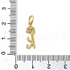 Brass Micro Pave Cubic Zirconia Pendants KK-M273-01G-K-3