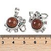 Synthetic Goldstone Pendants G-I374-A-P08-3