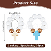 Wood Beads Pendants Decoration HJEW-OC00011-2