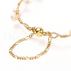 Natural Pearl Braided Bangle for Girl Women BJEW-JB06830-02-5