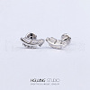 Leaf Stainless Steel Cartilage Earrings WG126FA-11-1