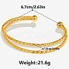 Stylish 304 Stainless Steel Double-layered Cuff Bangles NS9291-2-4