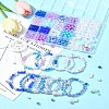 DIY Round Acrylic & ABS Plastic Imitation Pearl Beads Bracelets Jewelry Making Kits DIY-FS0007-42-10