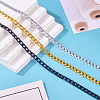 Yilisi 6M 3 Colors Oxidated Aluminium Twisted Chains CHA-YS0001-03-13