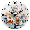 MDF Printed Wall Clock HJEW-WH0058-028-1