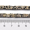 Natural Dalmatian Jasper Beads Strands G-F631-K30-5