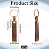 Leather Keychain KEYC-WH20002-05B-01-2