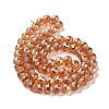 Electroplate Glass Beads Strands EGLA-Z001-03A-FR06-2