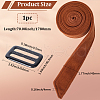Tie a Knot Cloth Waist Belts with Buckle AJEW-WH20003-08A-2