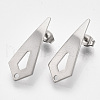 201 Stainless Steel Stud Earring Findings STAS-S079-54B-2