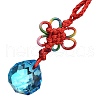 Glass Round Ball Hanging Ornaments HJEW-Z006-01A-2
